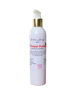 Gel exfoliant mousse fraise